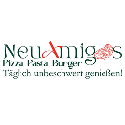 Neu Amigos Pizza & Burger Heimservice logo.